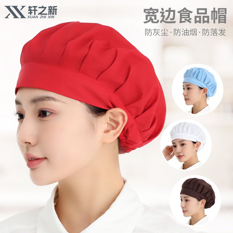 Xuan'S New Chef Hat Women'S Kitchen Anti-Hair Workshop Work Hat Kitchen Factory Canteen Catering - Image 5